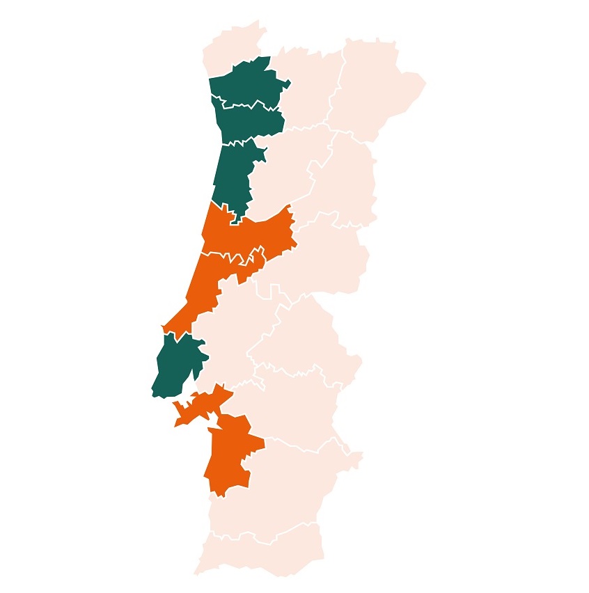 Mapa Diálise Noturna Portugal